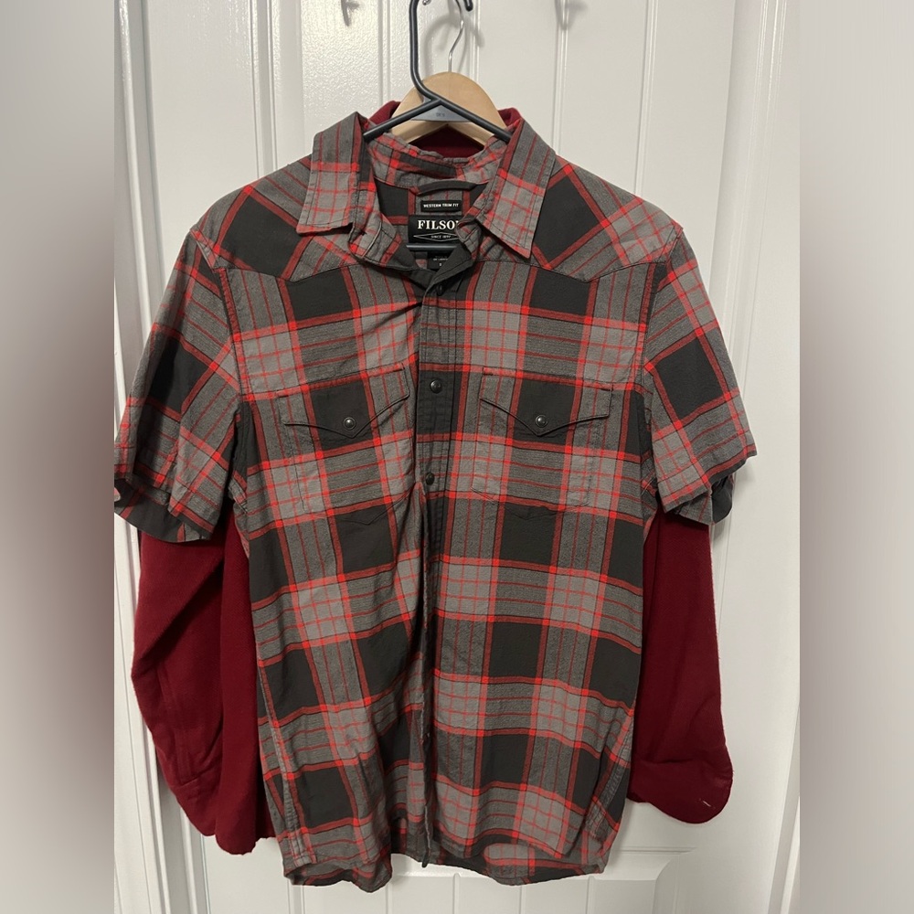 Filson snap front guide shirt